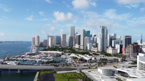 View of Miami downtown