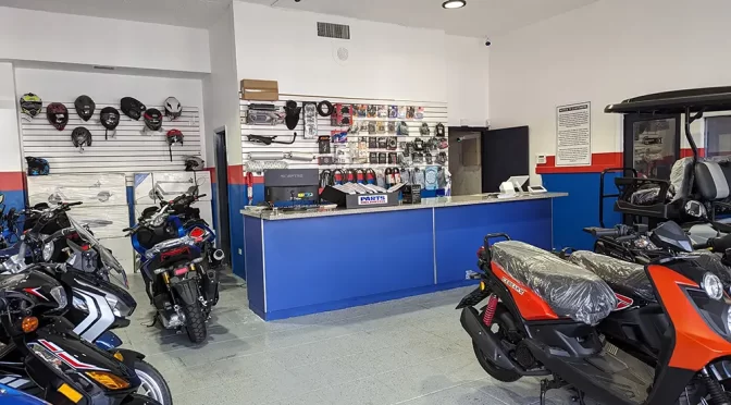 marlin scooters showroom